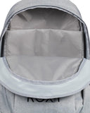 Roxy Women's Shadow SWELL Solid Logo Backpack, Heritage Heather, Dimensions: 18"" (H) x 13"" (W) x 6"" (D) / 45.5 (H) x 33 (W) x 14 (D), Volume: 24 L