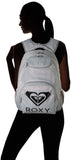 Roxy Women's Shadow SWELL Solid Logo Backpack, Heritage Heather, Dimensions: 18"" (H) x 13"" (W) x 6"" (D) / 45.5 (H) x 33 (W) x 14 (D), Volume: 24 L