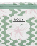 Roxy Women's Sling Bag | Crochet | Woven | Fanny Pack | Waist Bag | Travel | Beach | Vacation | Natural, Vanilla Smoothie - Basil Party Waves