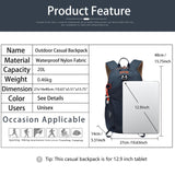 ROYAL MOUNTAIN 20L Lightweight Hiking Backpack With Rain - cover, Daypack Waterproof Travel Camping Backpacks for Men Women, Outdoor Sports Daypack For Camping, Daily Commuting, Short Trips (Navy Blue)