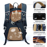 ROYAL MOUNTAIN 20L Lightweight Hiking Backpack With Rain - cover, Daypack Waterproof Travel Camping Backpacks for Men Women, Outdoor Sports Daypack For Camping, Daily Commuting, Short Trips (Navy Blue)