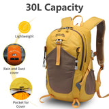 ROYAL MOUNTAIN Hiking Backpack 30L Foldable Travel Daypack For Women Men,Camping Daypack Backpacks Lightweight,Durable Hiking Backpack Fit For Hiking,Daily Commuting,Short Trips.(With Rain - cover)