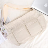 RTGNEI Corduroy Messenger Bag for School Satchel Tote Bag Women/Men Hobo Bags