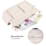 RTGNEI Corduroy Messenger Bag for School Satchel Tote Bag Women/Men Hobo Bags