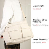 RTGNEI Corduroy Messenger Bag for School Satchel Tote Bag Women/Men Hobo Bags