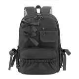 RTGNEI Kawaii Coquette Backpack with Bows for Teen Girls School Bookbag Aesthetic Dance Bag