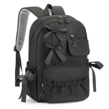 RTGNEI Kawaii Coquette Backpack with Bows for Teen Girls School Bookbag Aesthetic Dance Bag