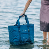 RTIC Everyday Insulated Tote Bag, Large Reusable Thermal Cooler with Zippered Top for Beach, Grocery, Shopping, 35 L Capacity, Periwinkle