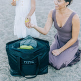 RTIC Everyday Insulated Tote Bag, Large Reusable Thermal Cooler with Zippered Top for Beach, Grocery, Shopping, 35 L Capacity, Periwinkle