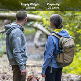 RTIC Road Trip Backpack Bag for Hiking, Travel, Computer, Business, Work, Commuting, Men, Women, Adults, Large, with Laptop Sleeve, Olive & Beach