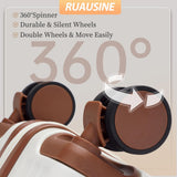Ruausine Carry on Luggage Airline Approved, Hardside Carry - on Suitcase with Spinner Wheels, Hard Shell Lightweight Small Travel Luggage with TSA Lock (White)