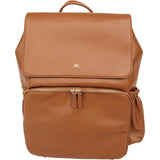 Ruby Camera Backpack – Sleek, Durable Vegan Leather Bag with Gear Dividers, Laptop Compartment, and Side Access for Cameras & Gear, Brown