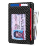 RUNBOX Slim ID Cases Minimalist Front Pocket RFID Blocking Leather Wallets for Men and Women Card Holder Wallets Gifts for men