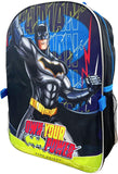 Ruz Batman Dark Knight 16 Inch Backpack With Detachable Matching Lunch Box