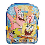 Ruz Group Kid's Licensed 16 Inch Backpack With Removable Lunch Box Set (Sponge Bob)