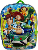 Ruz Group Kid's Licensed 16 Inch Backpack With Removable Lunch Box Set (Toy story)