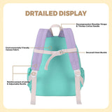 Ryushoyo Toddler Backpack 14 Inch Kids Backpacks for Boys and Girls Classic Design Canvas School Bags with Chest Strap