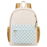 Ryushoyo Toddler Backpack 14 Inch Kids Backpacks for Boys and Girls Classic Design Canvas School Bags with Chest Strap
