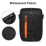 S - ZONE Camera Bag Waterproof Shockproof Lens Case Camera Insert Bag Practical Padded DSLR SLR Camera Protection Insert Bag Lens Cases for Mirrorless Lens Cable Accessories, Black, Small, Casual