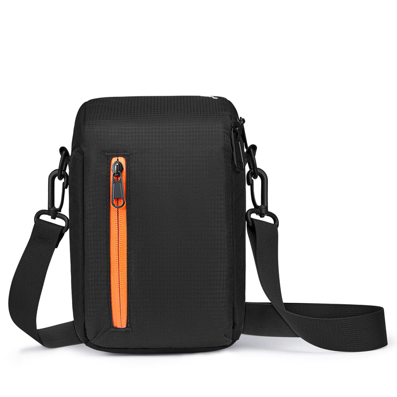 S - ZONE Camera Bag Waterproof Shockproof Lens Case Camera Insert Bag Practical Padded DSLR SLR Camera Protection Insert Bag Lens Cases for Mirrorless Lens Cable Accessories, Black, Small, Casual
