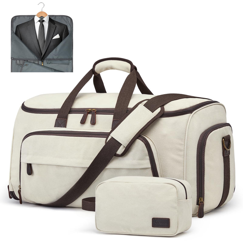 S - ZONE Carry On Garment Bag for Travel Convertible Garment Duffle Suit Bags for Men Women 2 in 1 Hanging Suitcase Business 50L