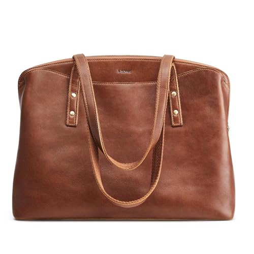 S-ZONE Leather Tote Bag for Women Large Capacity Work Shoulder Handbags Purses | Backpacks4Less