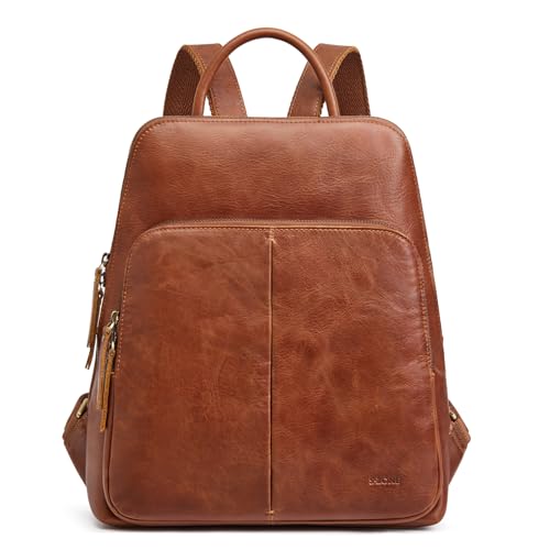 S-ZONE Small Leather Backpack for Women Fashion Designer Purse Anti-theft RFID Travel Bag | Backpacks4Less