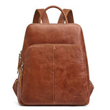 S-ZONE Small Leather Backpack for Women Fashion Designer Purse Anti-theft RFID Travel Bag | Backpacks4Less