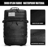 Saboos Military Tactical Backpack for Men 45L Molle Army 3 Days Assault Pack Bug Out Bag Water Resistant