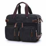 Saddhu Laptop Tote Bag for Women Men, Black, 16 Inch