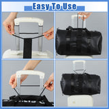 Sadnyy 6 Pack Luggage Straps for Suitcases, Adjustable Travel Belt to Add a Bag, Suitcase Connector Straps for Carry on Luggage Bungee Elastic Travel Accessories with Backpack Attachment (Novel Style)