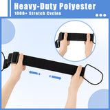 Sadnyy 6 Pack Luggage Straps for Suitcases, Adjustable Travel Belt to Add a Bag, Suitcase Connector Straps for Carry on Luggage Bungee Elastic Travel Accessories with Backpack Attachment (Novel Style)