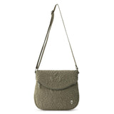 Sakroots Foldover Crossbody Bag in Eco - Twill with Adjustable Strap, Olive Spirit Desert Quilted