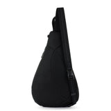 Sakroots On The Go Large Sling Backpack in Eco - Twill, Convertible Crossbody Bag, Black Spirit Desert