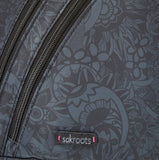 Sakroots On The Go Sling Bag for Women in Eco - Twill, Large Convertible Crossbody Backpack With Main Zipper Closer, Made From Recycled Materials - Black Spirit Desert 2