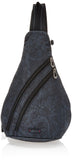 Sakroots On The Go Sling Bag for Women in Eco-Twill, Large Convertible Crossbody Backpack With Main Zipper Closer, Made From Recycled Materials - Black Spirit Desert 2