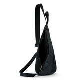 Sakroots On The Go Sling Bag for Women in Eco - Twill, Large Convertible Crossbody Backpack With Main Zipper Closer, Made From Recycled Materials - Black Tonal Spirit Desert