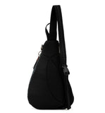 Sakroots On The Go Sling Bag for Women in Eco - Twill, Large Convertible Crossbody Backpack With Main Zipper Closer, Made From Recycled Materials - Black Tonal Spirit Desert