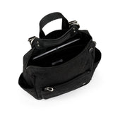 Sakroots womens Eco - twill Convertible Loyola Backpack in Eco Twill Adjustable Crossbody Strap Multifunctional Bag with Laptop Compartmen, Quilted Black Spirit Desert, One Size US