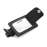 Samsonite 2 - Pack Leather Luggage ID Tag, Black Logo, One Size