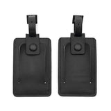 Samsonite 2 - Pack Leather Luggage ID Tag, Black Logo, One Size