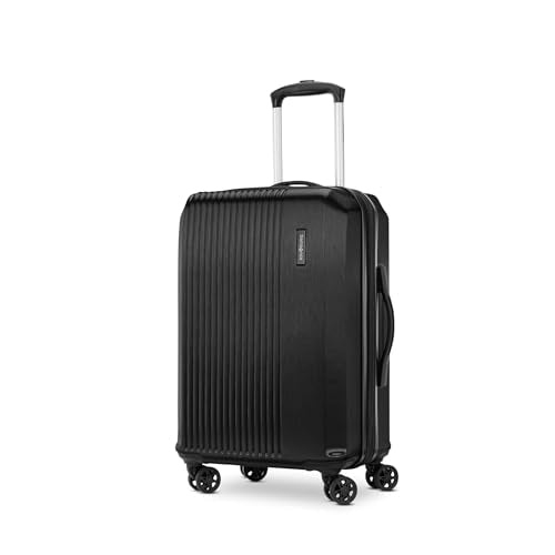 Samsonite Alliance SE Hardside Luggage with Spinner Wheels, Lightweight, MEDIUM SPINNER, BASS BLACK | Backpacks4Less