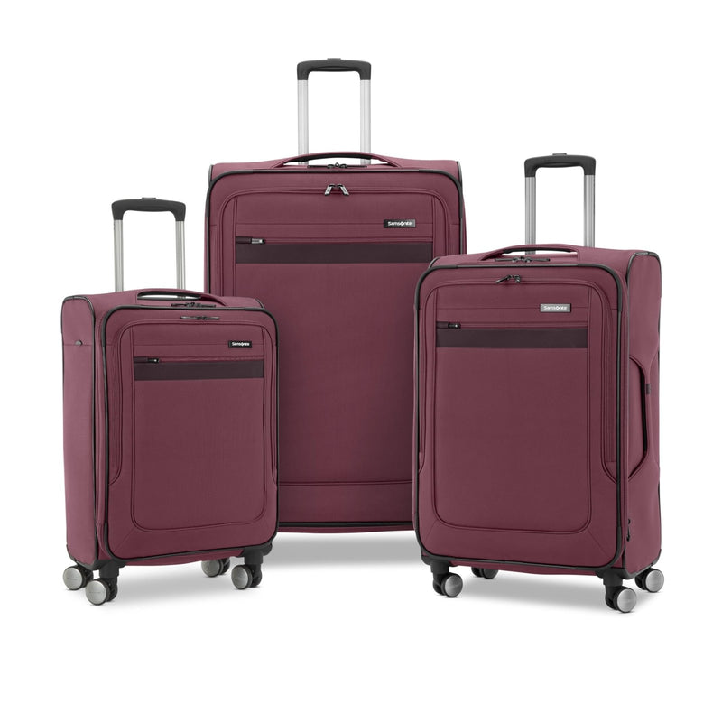 Samsonite Ascella 3.0 Softside Expandable Luggage with Spinner Wheels, 3 - Piece Set (20/25/28), Mauve Haze