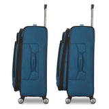 Samsonite Ascella 4 Large Checked Suitcase - Cerulean Blue
