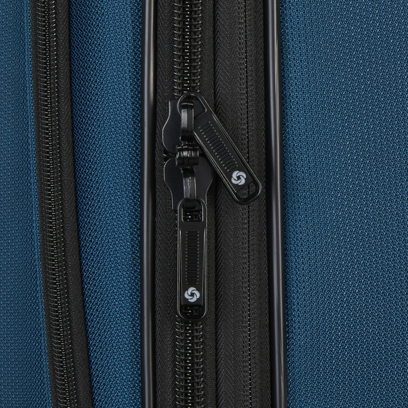 Samsonite Ascella 4 Large Checked Suitcase - Cerulean Blue