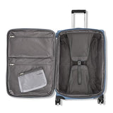 Samsonite Carry-On Soft-Sided Expandable 21-Inch Element Suitcase: Airline Approved for Most Major Airlines, Durable, 360° Spinner Wheels, Adjustable Handle, 2 Front & Side Pocket- CAPTAINS BLUE
