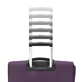 Samsonite Carry-On Soft-Sided Expandable 21-Inch Element Suitcase: Airline Approved for Most Major Airlines, Durable, 360° Spinner Wheels, Adjustable Handle, 2 Front & Side Pocket- Purple