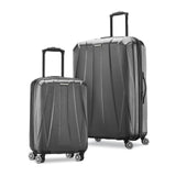Samsonite Centric 2 Hardside Expandable Luggage with Spinner Wheels, 2 - Piece Set (20/24), Black
