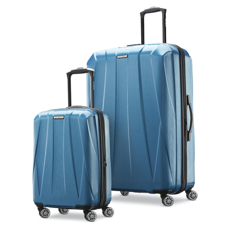 Samsonite Centric 2 Hardside Expandable Luggage with Spinner Wheels, 2 - Piece Set (20/28),Caribbean Blue