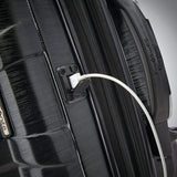 Samsonite Centric 2 Hardside Expandable Luggage with Spinner Wheels, Black, Carry - On 20 - Inch
